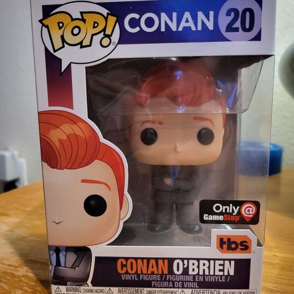 Conan Conan O’Brien Grey Suit GameStop Exclusive Funko Pop - Picture 1 of 8